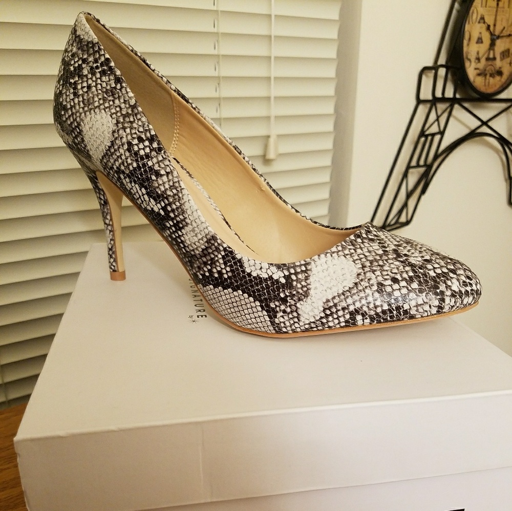 Snake Skinned Pumps